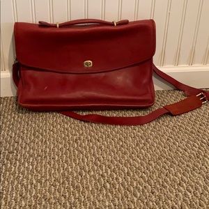 Coach crossbody laptop bag briefcase school bag